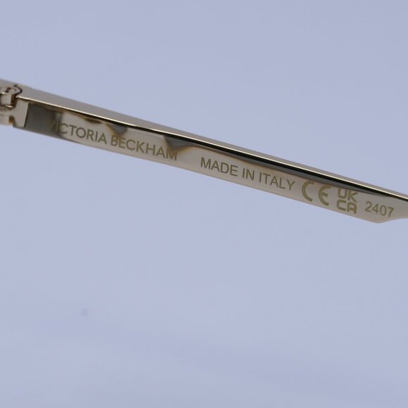 Victoria Beckham VB239S 222 Sunglasses Gold Aviator Frame, Grey Lenses - Picture 7 of 11